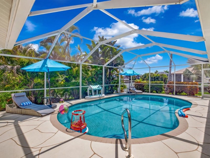 Captain Blu ultra modern gulf access vacation rental Cape Coral